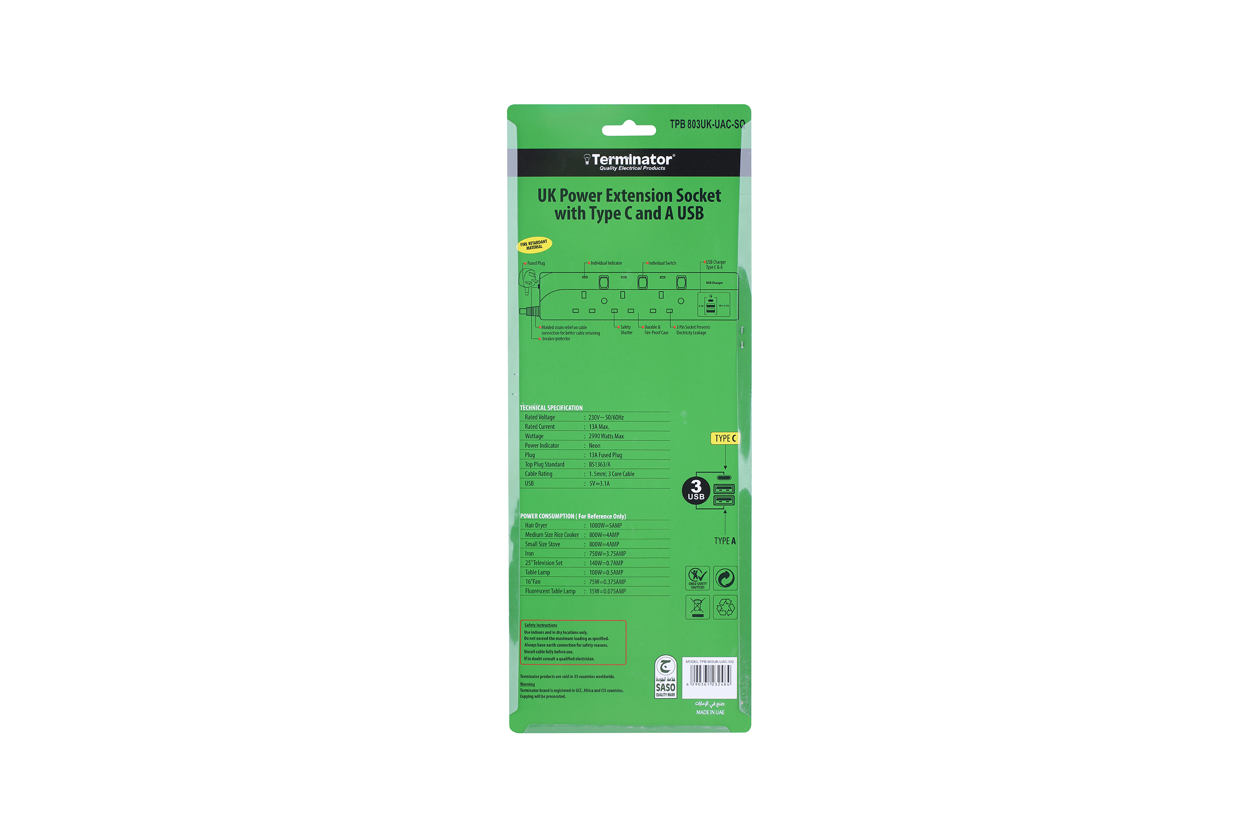 TPB 803UK-UAC-SQ-3M - Image 4