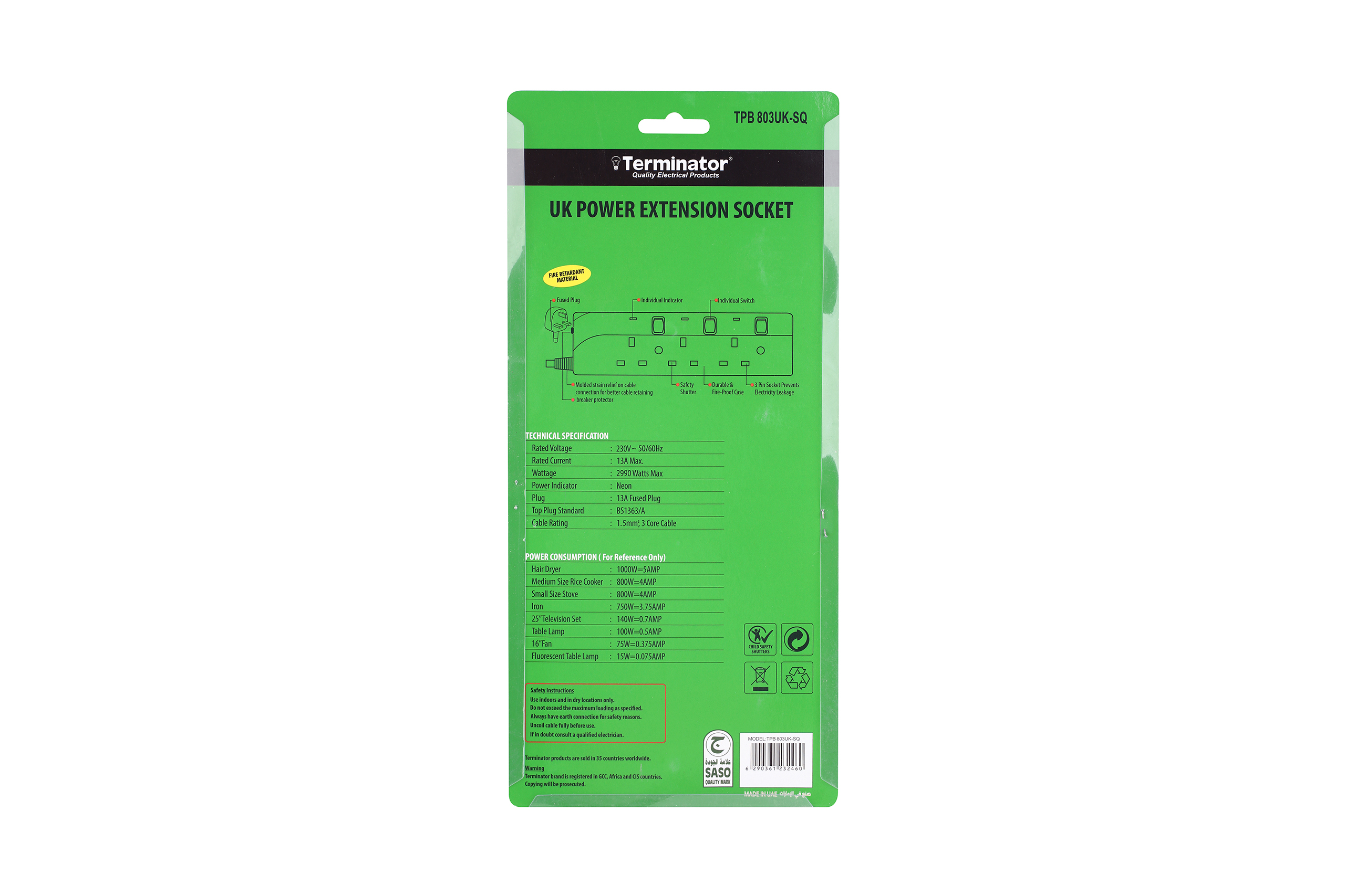 TPB 803UK-SQ-3M - Image 4